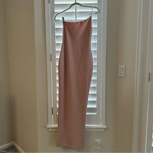 Nookie maxi one shoulder pink dress size S